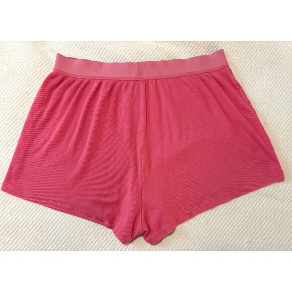 EUC Skims Rib Stretch Cotton Loose Boxers, Bubblegum Pink, Sz. M - Picture 2 of 5